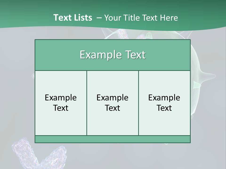 Illustration Organism Biology PowerPoint Template