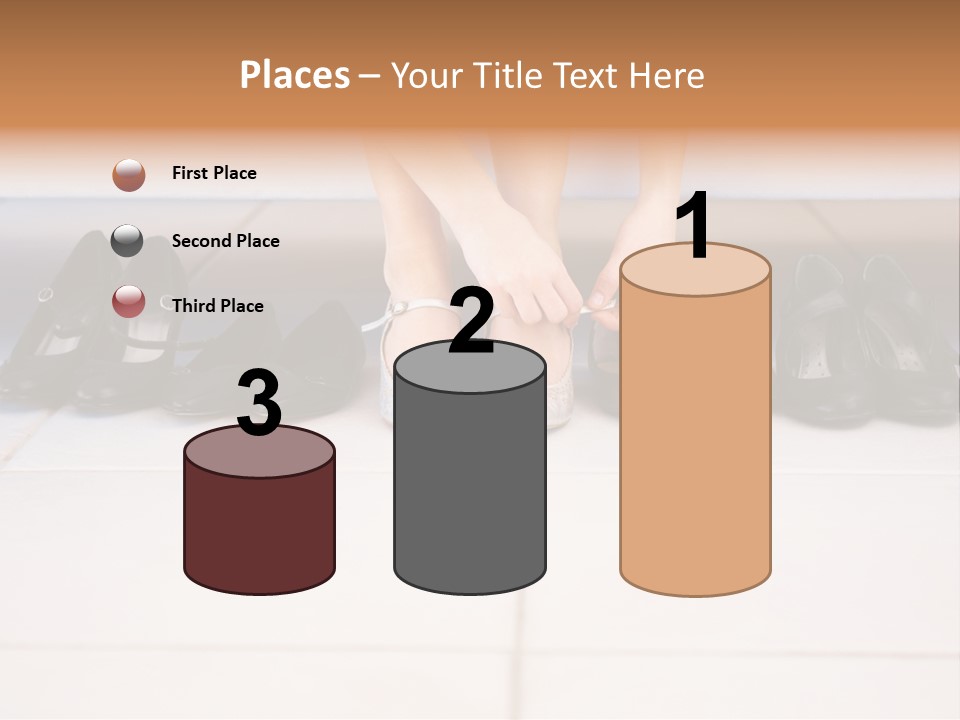 Mature Female Cook PowerPoint Template