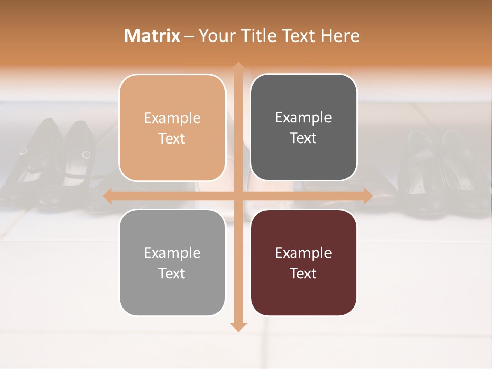 Mature Female Cook PowerPoint Template