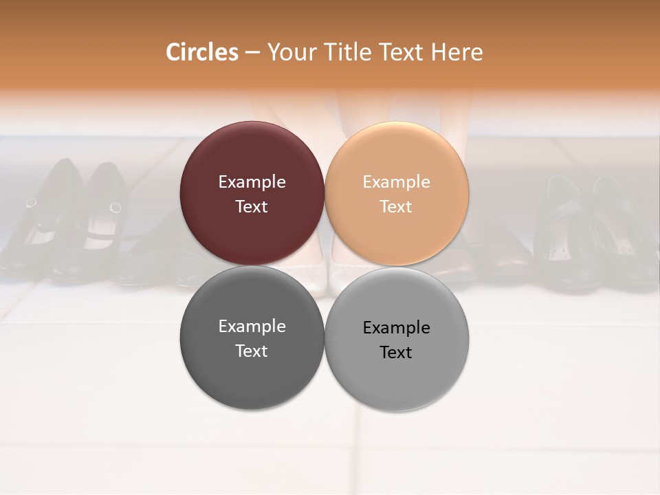 Mature Female Cook PowerPoint Template