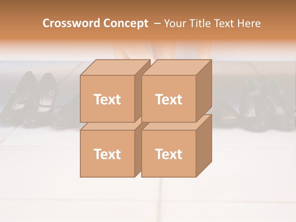 Mature Female Cook PowerPoint Template