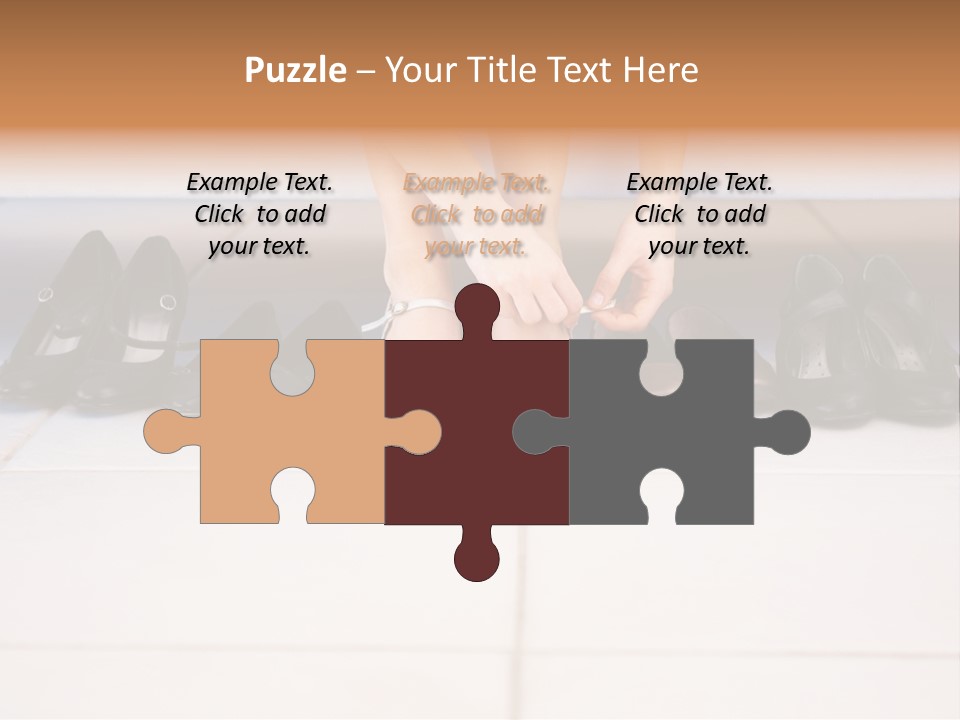 Mature Female Cook PowerPoint Template