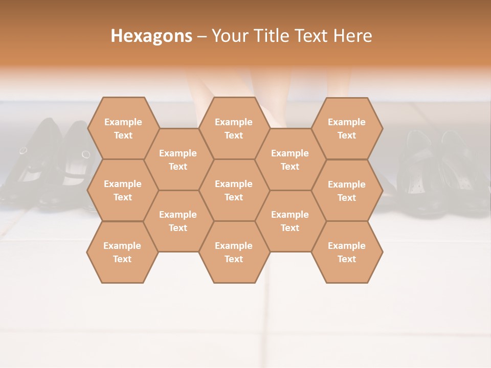 Mature Female Cook PowerPoint Template