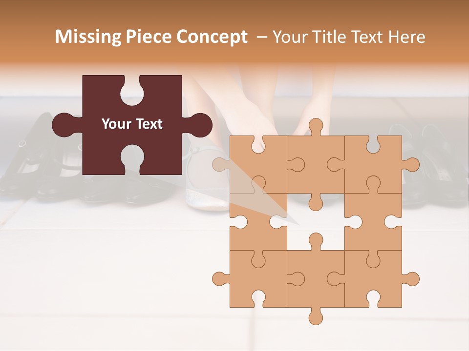 Mature Female Cook PowerPoint Template