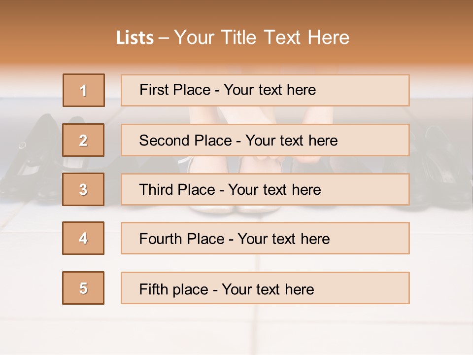 Mature Female Cook PowerPoint Template