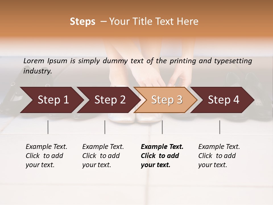 Mature Female Cook PowerPoint Template