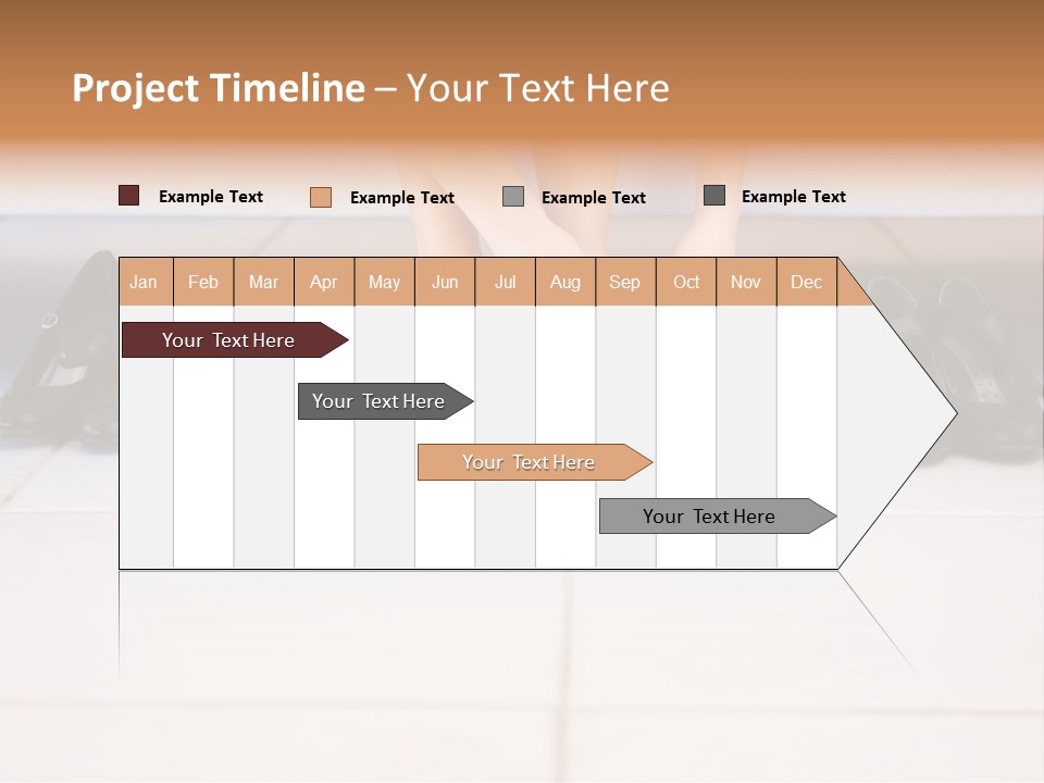 Mature Female Cook PowerPoint Template