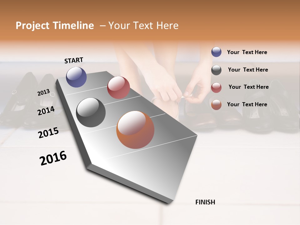 Mature Female Cook PowerPoint Template