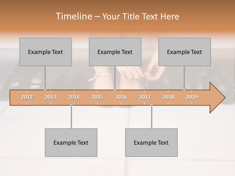 Mature Female Cook PowerPoint Template