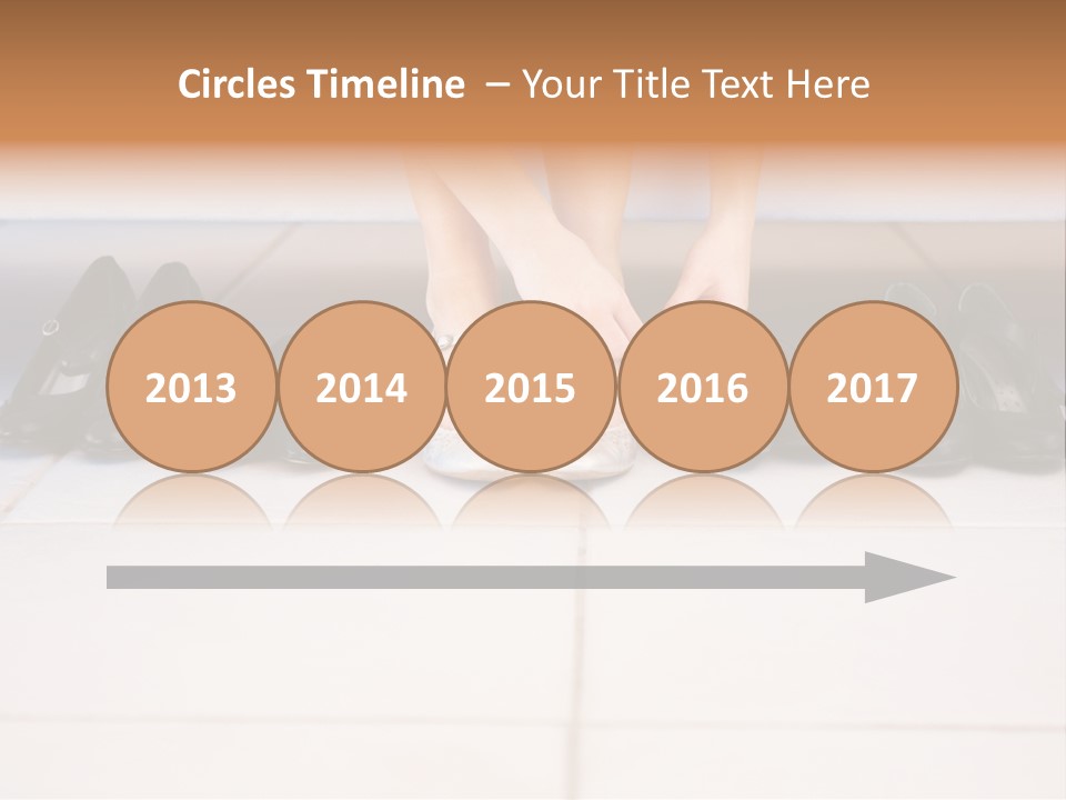 Mature Female Cook PowerPoint Template