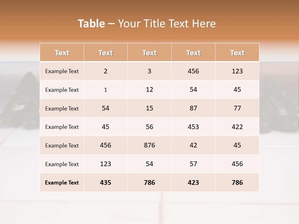 Mature Female Cook PowerPoint Template