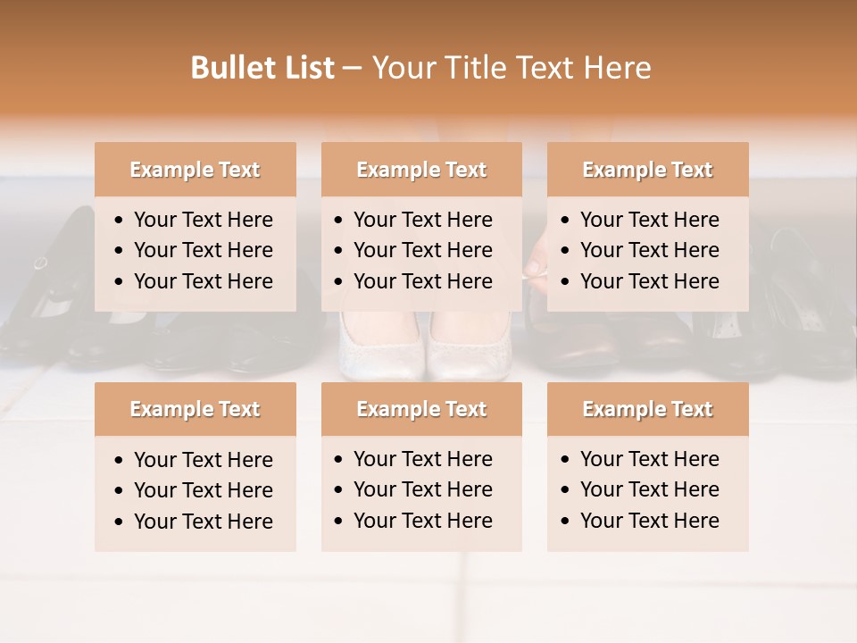 Mature Female Cook PowerPoint Template