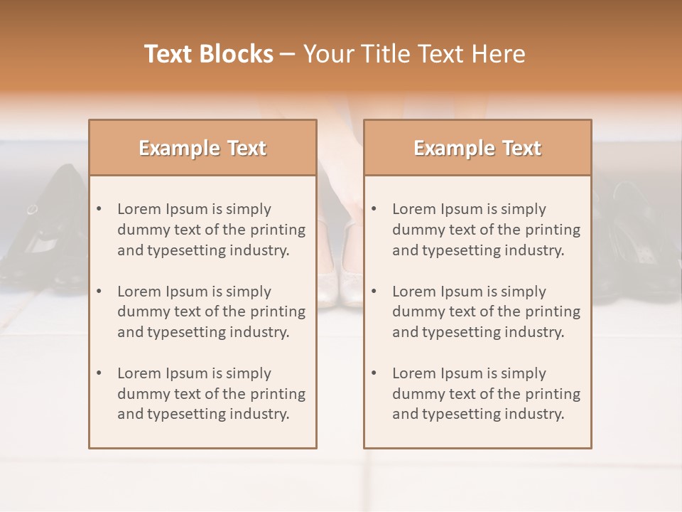 Mature Female Cook PowerPoint Template