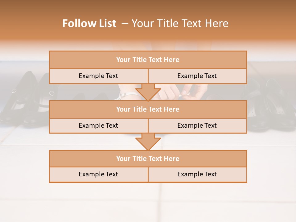 Mature Female Cook PowerPoint Template