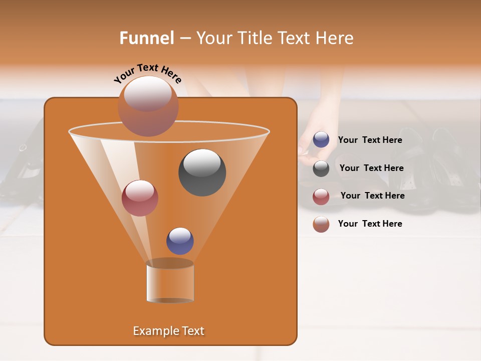 Mature Female Cook PowerPoint Template