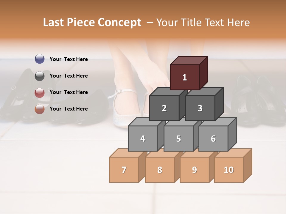 Mature Female Cook PowerPoint Template