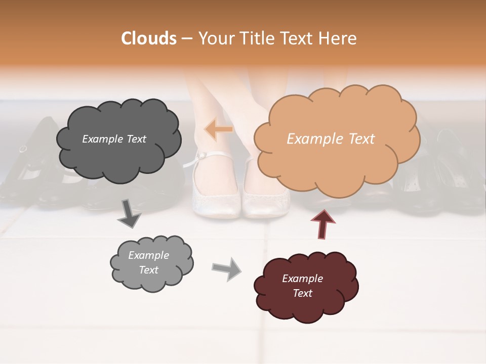 Mature Female Cook PowerPoint Template