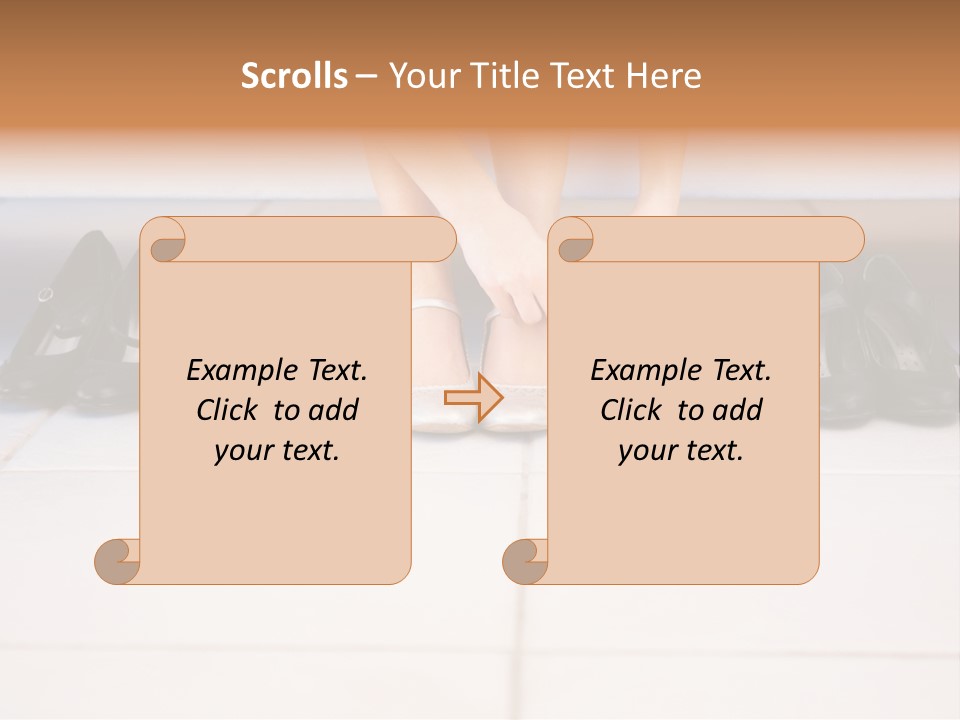 Mature Female Cook PowerPoint Template
