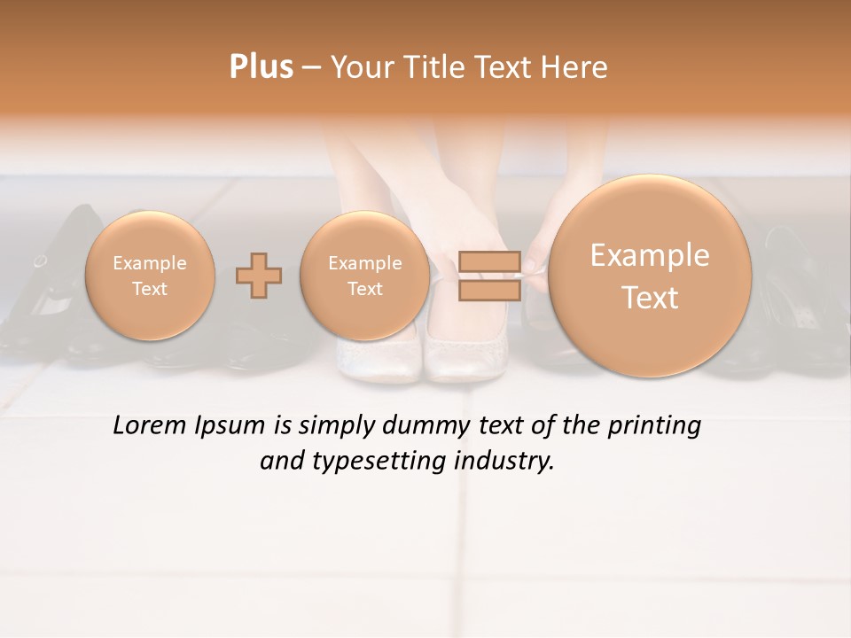 Mature Female Cook PowerPoint Template