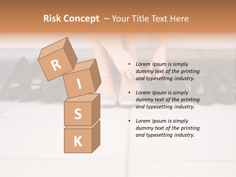 Mature Female Cook PowerPoint Template