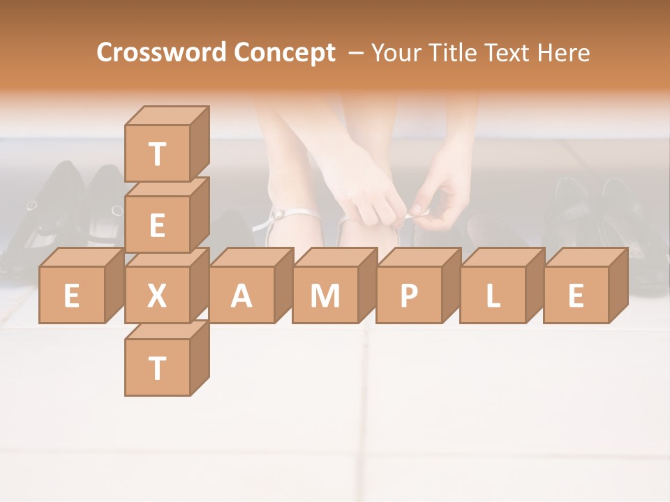 Mature Female Cook PowerPoint Template