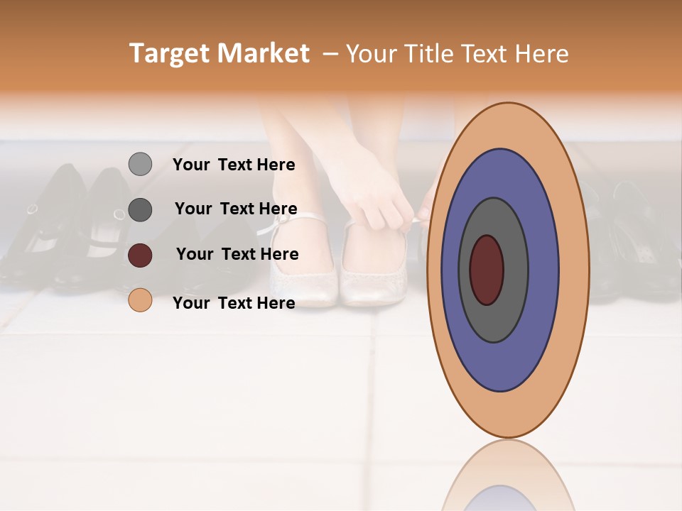 Mature Female Cook PowerPoint Template