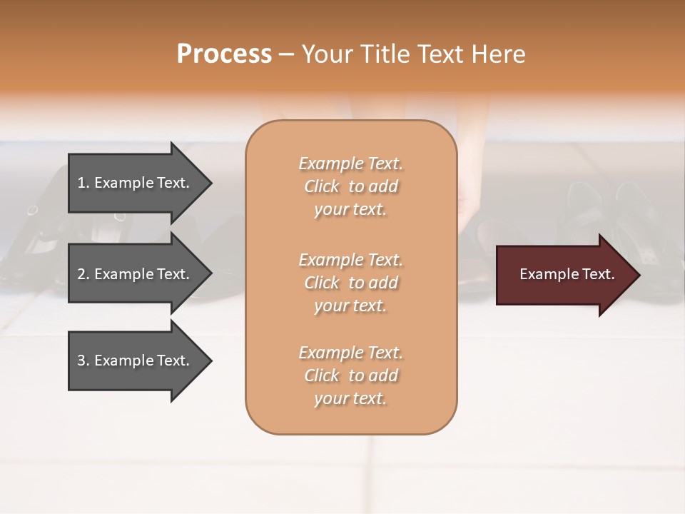 Mature Female Cook PowerPoint Template