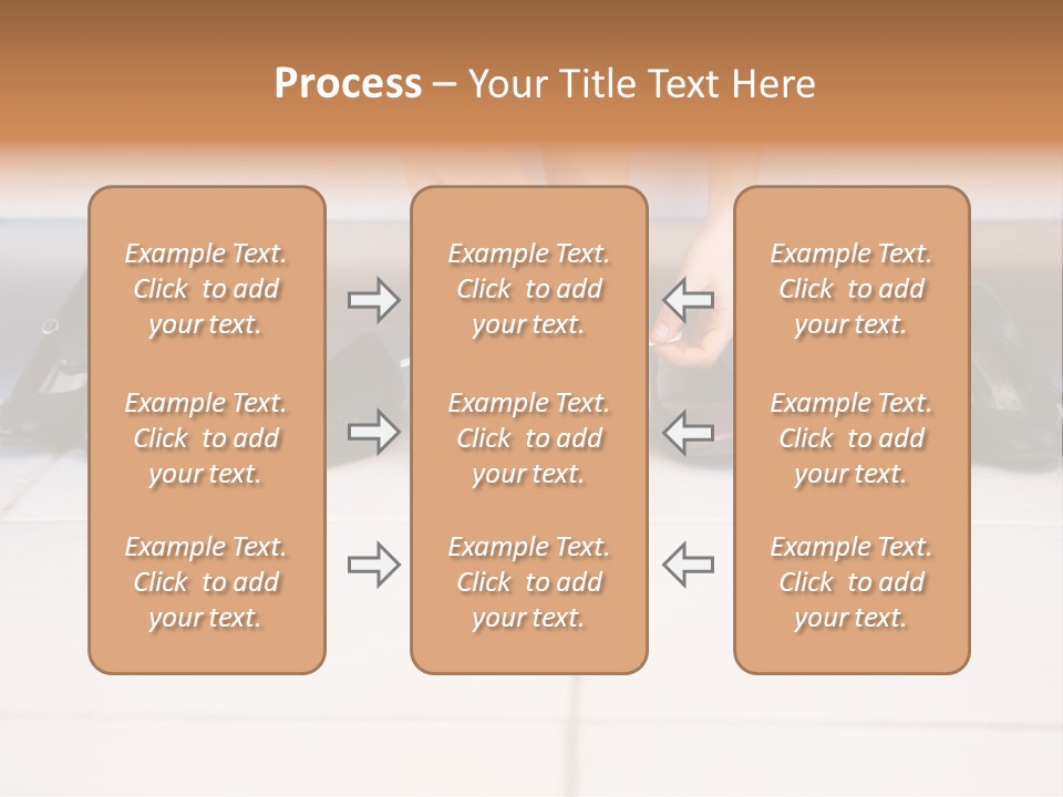 Mature Female Cook PowerPoint Template