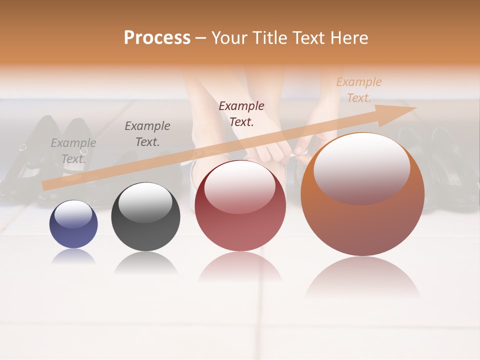 Mature Female Cook PowerPoint Template