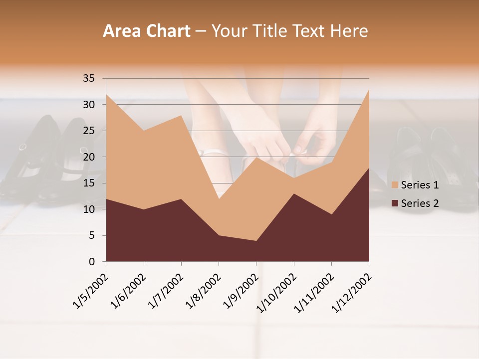 Mature Female Cook PowerPoint Template