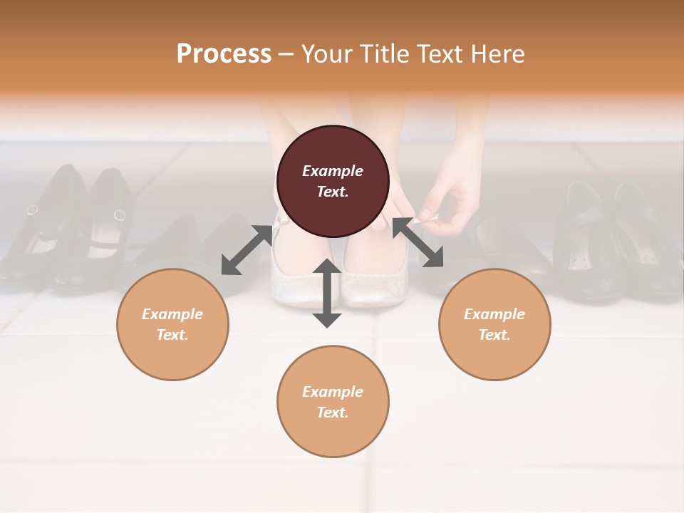 Mature Female Cook PowerPoint Template