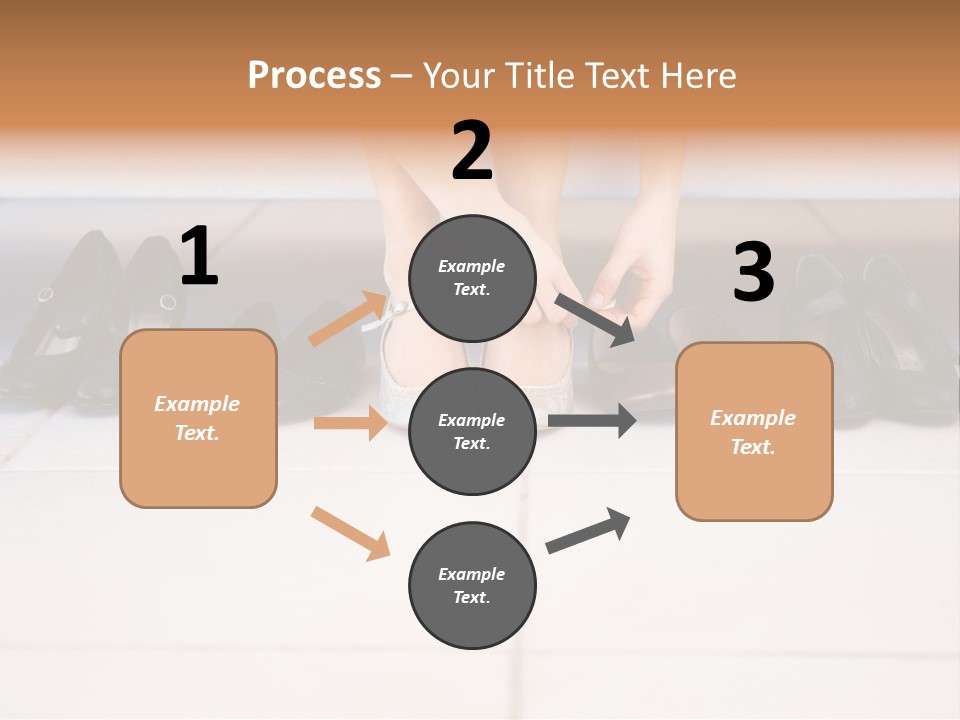 Mature Female Cook PowerPoint Template