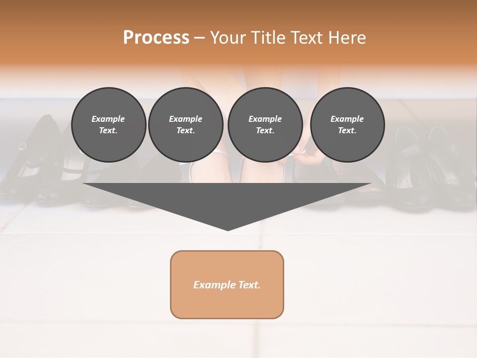 Mature Female Cook PowerPoint Template