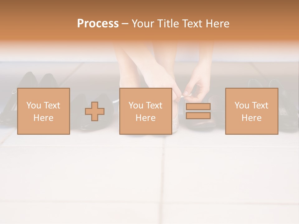 Mature Female Cook PowerPoint Template