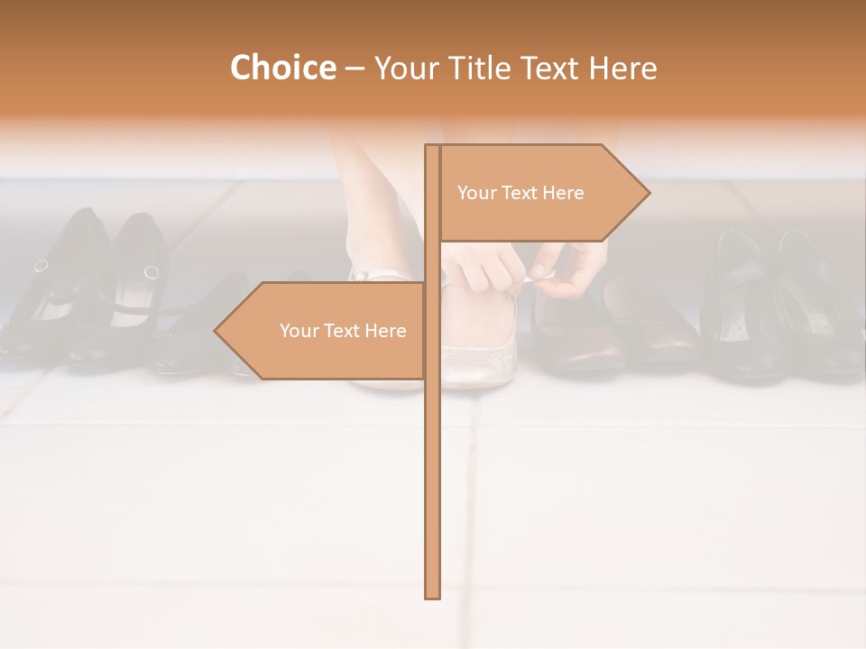 Mature Female Cook PowerPoint Template