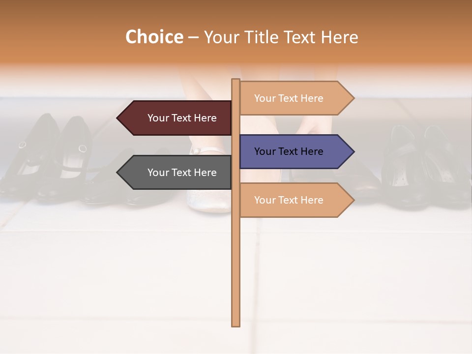 Mature Female Cook PowerPoint Template
