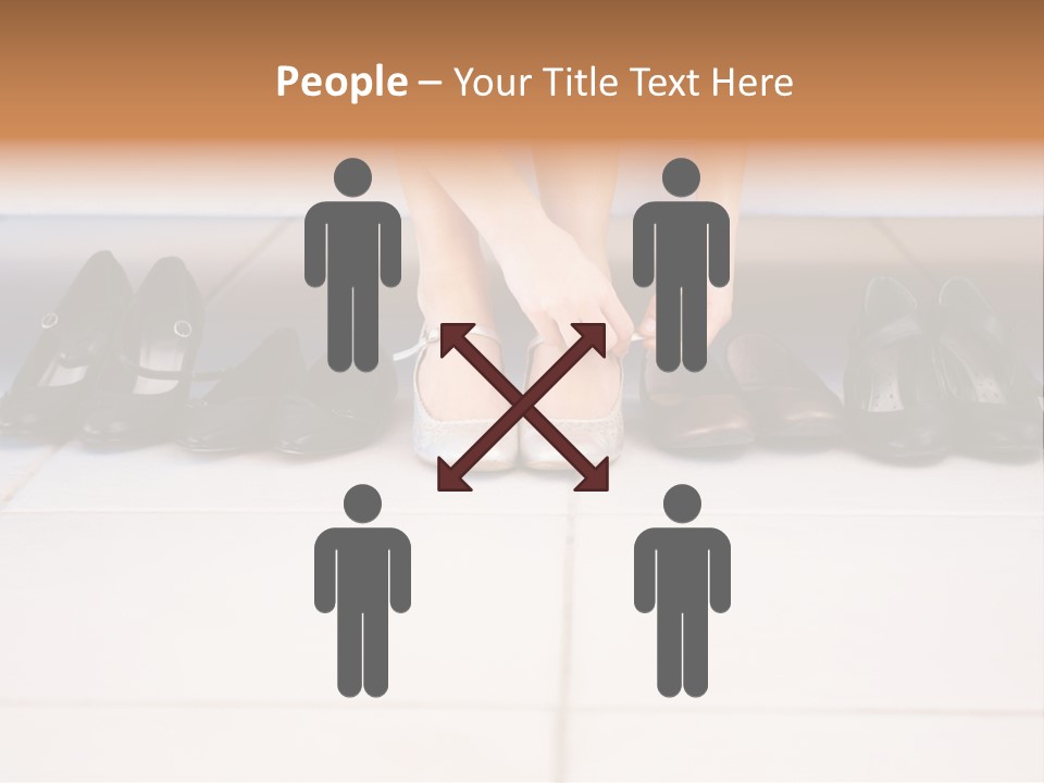 Mature Female Cook PowerPoint Template