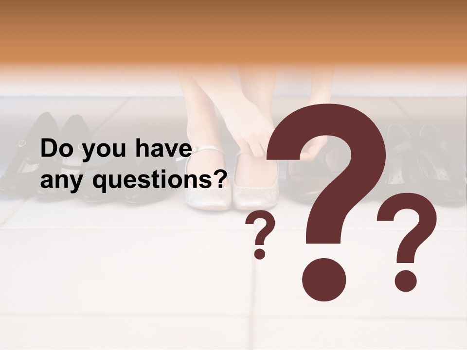 Mature Female Cook PowerPoint Template