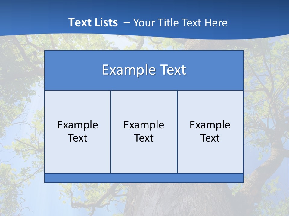 Clear Sunlight Forest PowerPoint Template