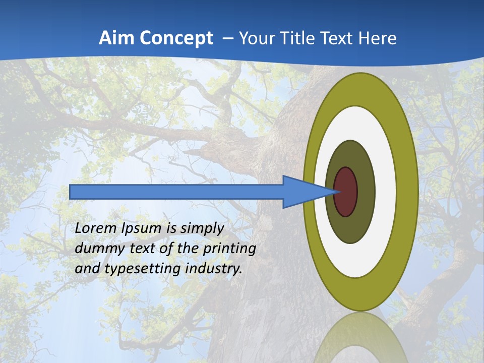 Clear Sunlight Forest PowerPoint Template