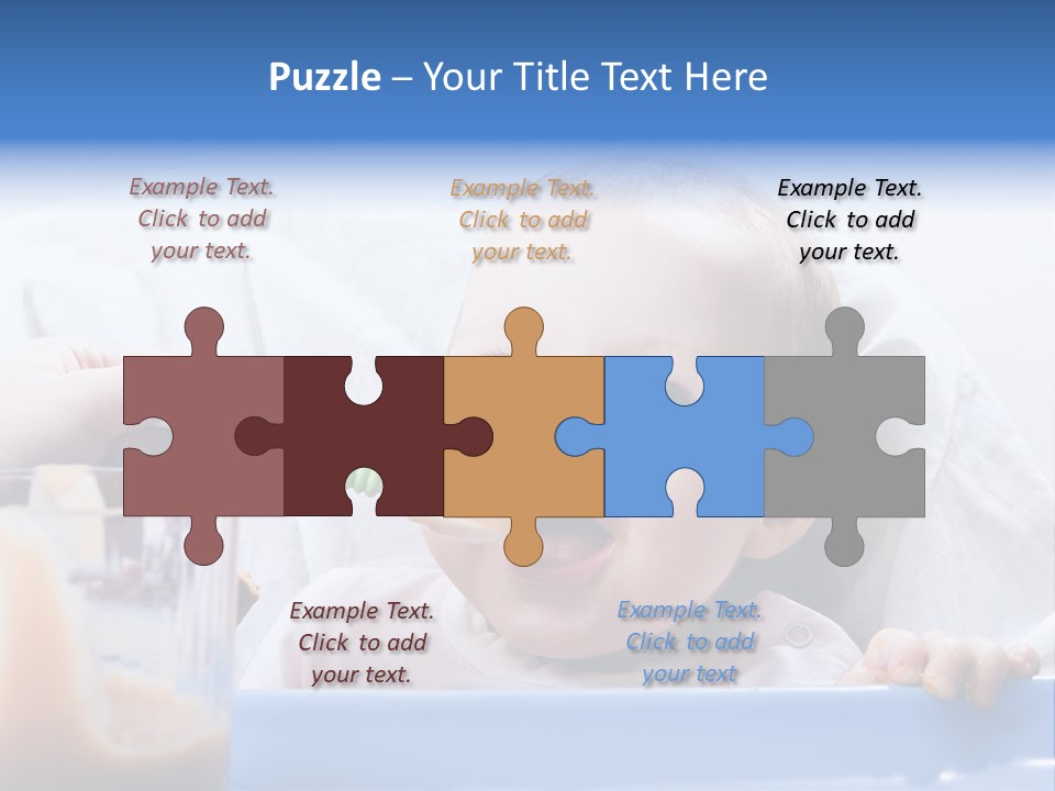 Child Newborn Pretty PowerPoint Template