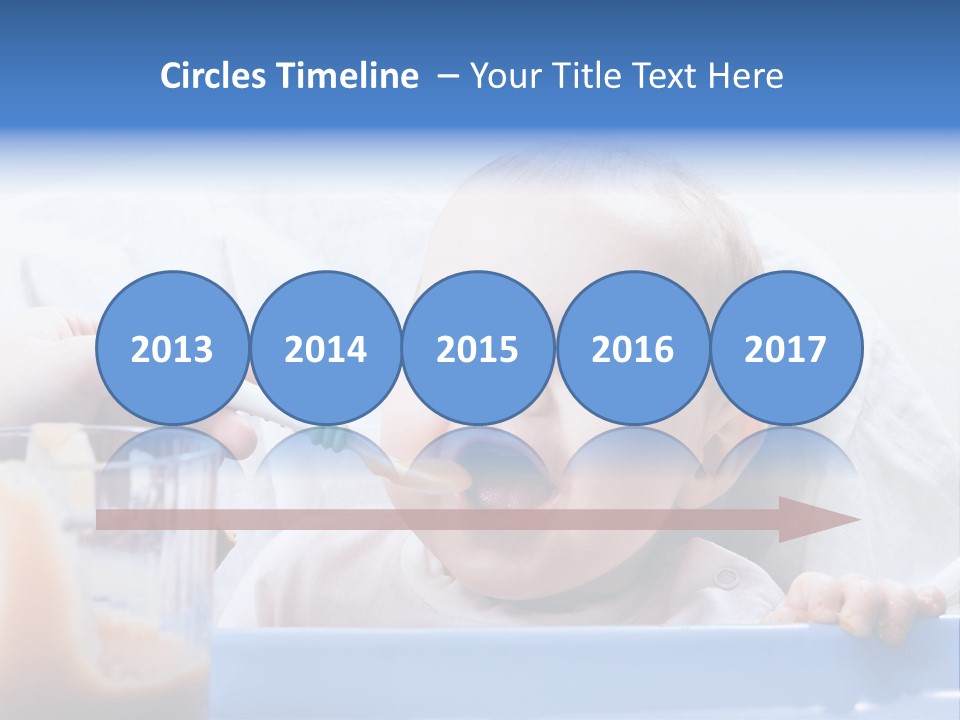 Child Newborn Pretty PowerPoint Template