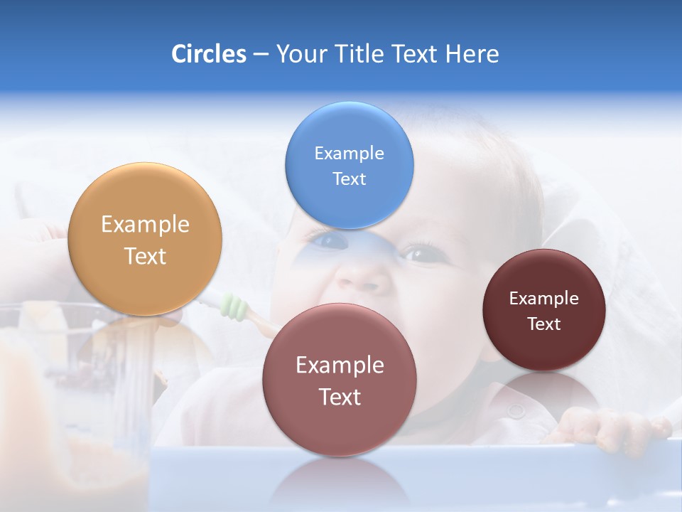 Child Newborn Pretty PowerPoint Template