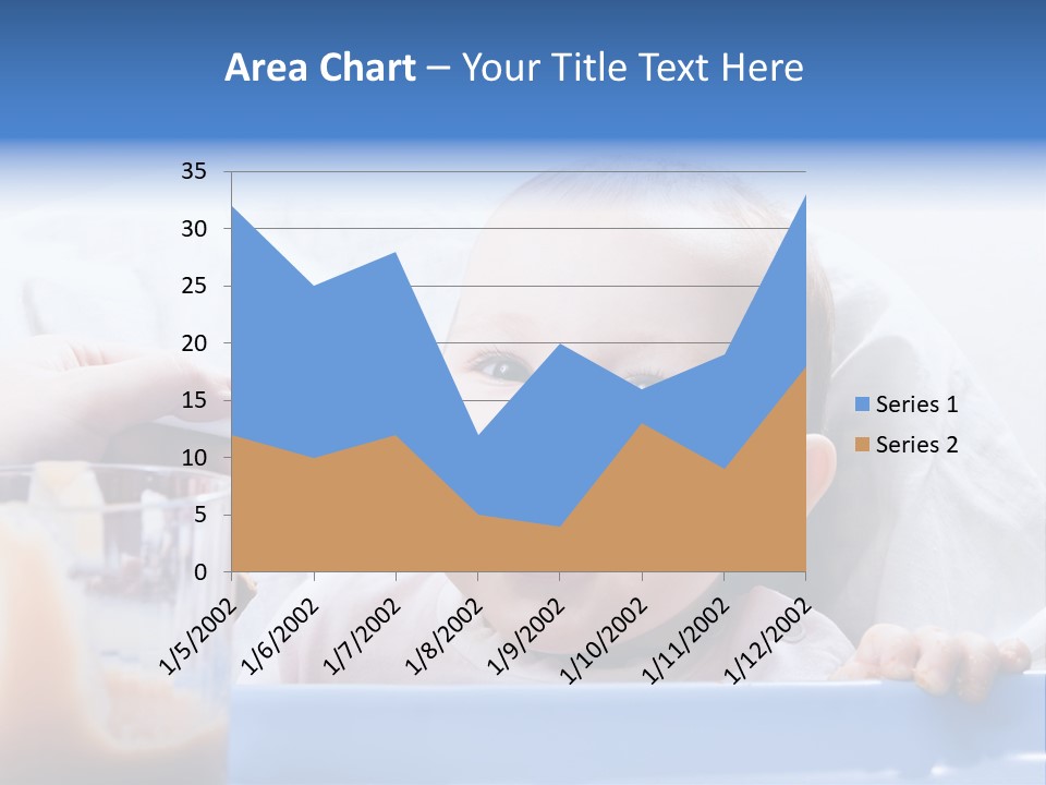 Child Newborn Pretty PowerPoint Template