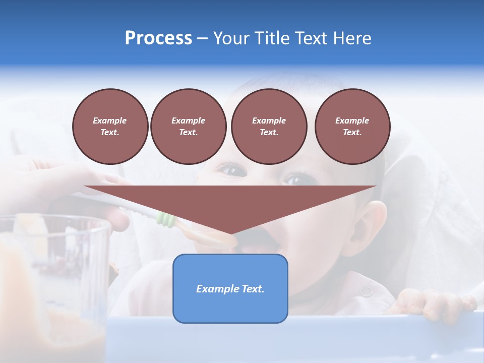 Child Newborn Pretty PowerPoint Template