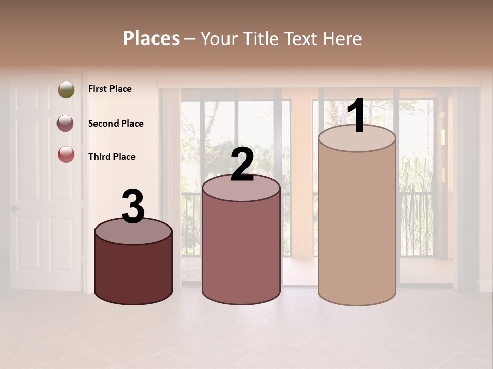 Interior Trees High PowerPoint Template