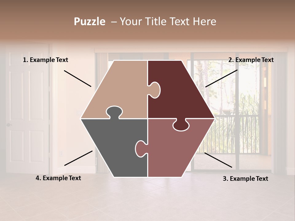 Interior Trees High PowerPoint Template