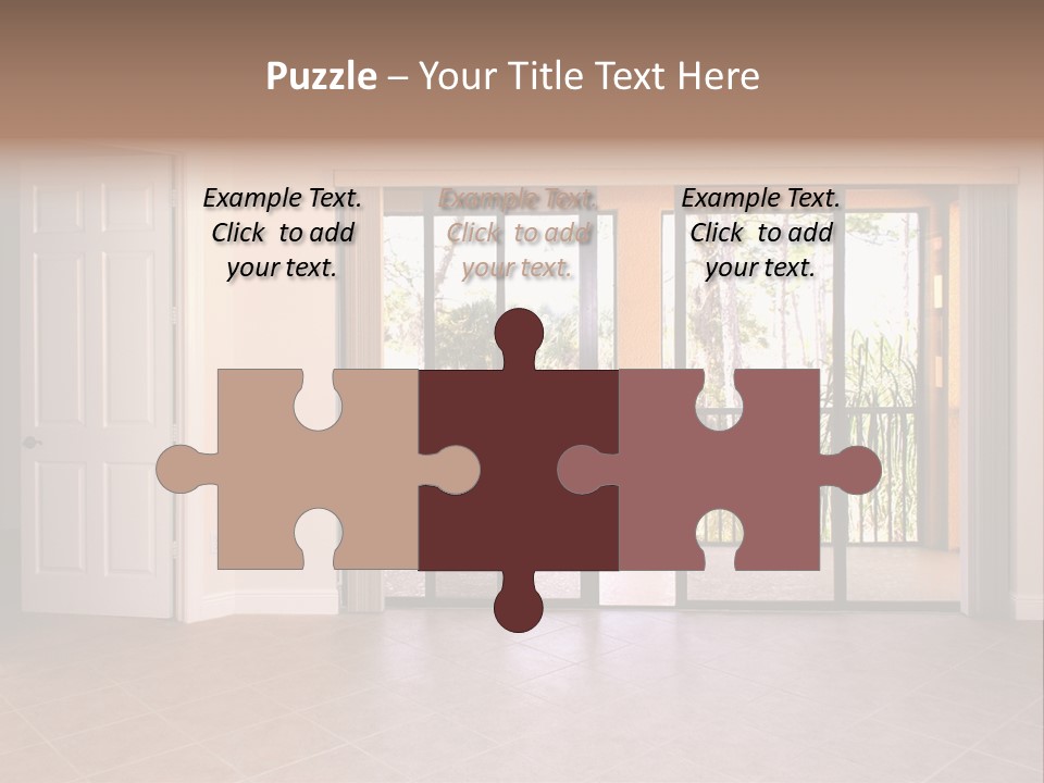 Interior Trees High PowerPoint Template