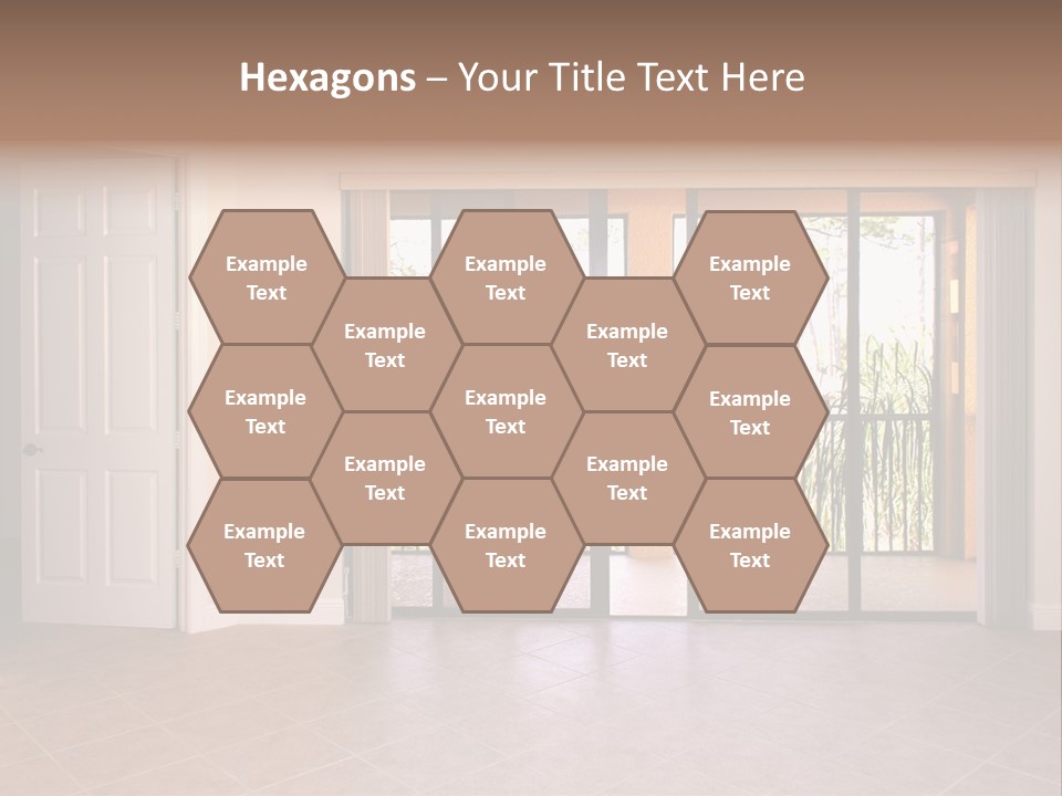 Interior Trees High PowerPoint Template