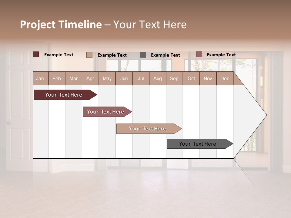 Interior Trees High PowerPoint Template